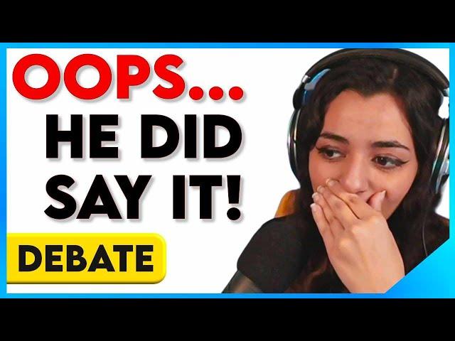 Destiny DEBUNKS Her Argument w/ Video Proof | Denims Debate