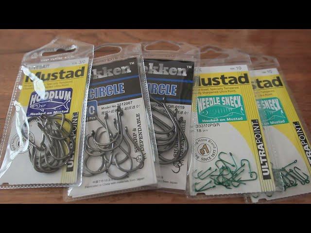 Mustad and Tekken Hook Unboxing