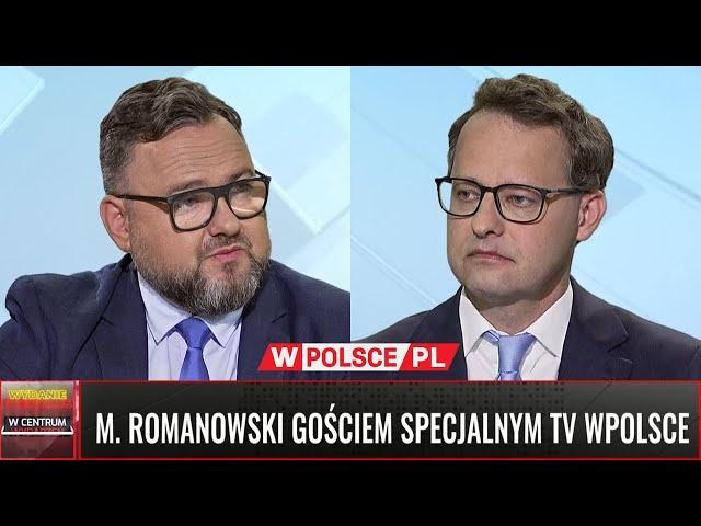 MARCIN ROMANOWSKI GOŚCIEM SPECJALNYM TV WPOLSCE️ | #WCentrumWydarzeń (17.07.2024)