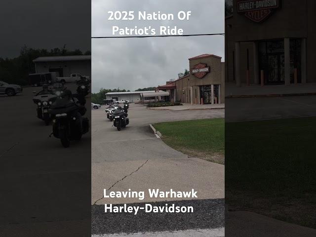May 18, 2025 Annual Run For The Wall rolling into Monroe, La.