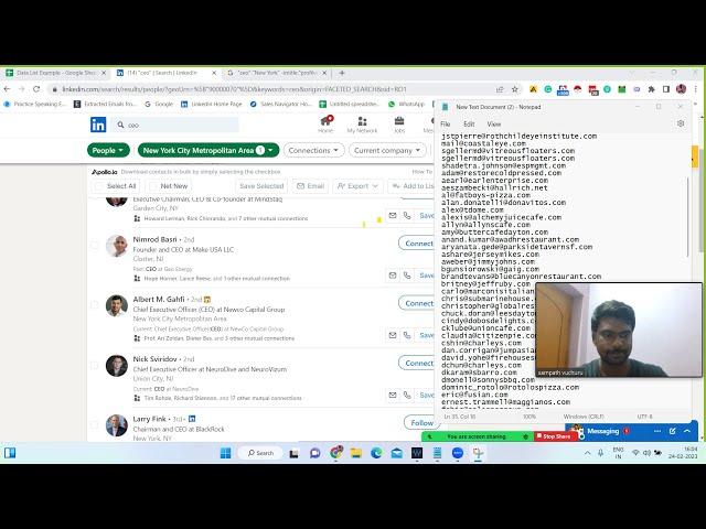Linkedin Data Scraping | Extract Emails from LinkedIn | Linkedin Scraping Method -2023