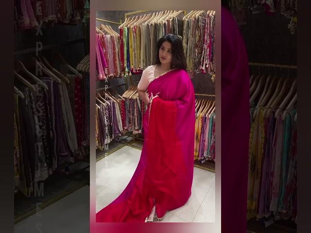 Sneha Saree look #sareelovers #sareedraping #sareelover #revathinikhil #fb #fbreels #fblive #ui