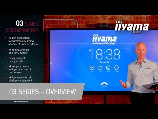 Share your vision with the iiyama 03 series professional displays!