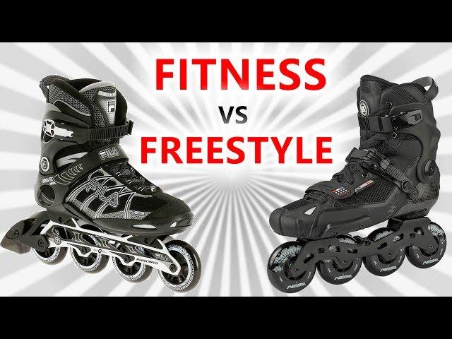 FITNESS VS FREESTYLE  INLINE SKATES