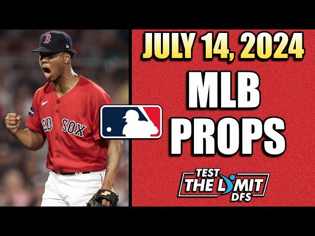 (FREE VIP!) BEST MLB PLAYER PROP PICKS | Sunday 7/14/2024 | Prizepicks Props Today!