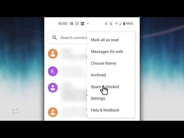 Android: How to quickly block spam SMS