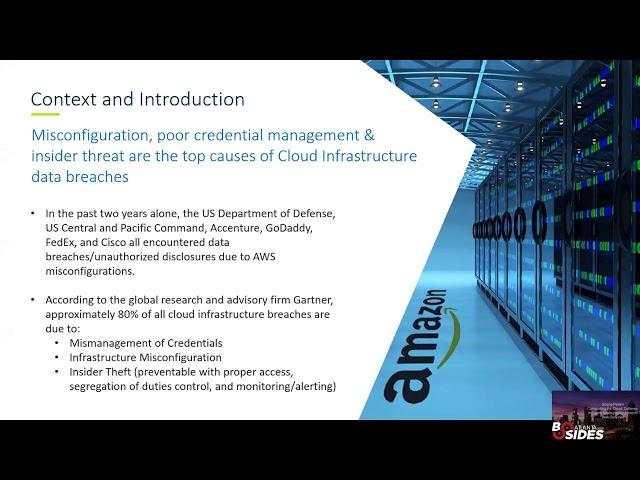 BSidesATL 2020 - Detect: Conquering the Cloud: Defense-in-Depth Strategies for Amazon Web Services