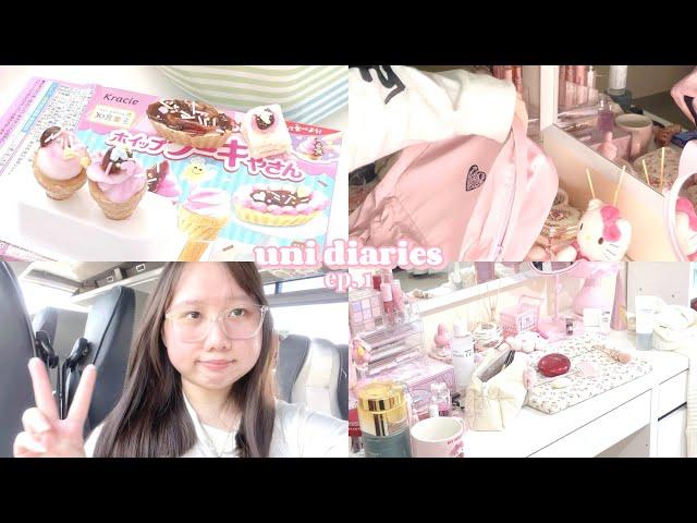 uni diaries ep. 1 ⋆.˚ ᡣ𐭩 .𖥔˚ | first week of uni, pack with me, what i eat...