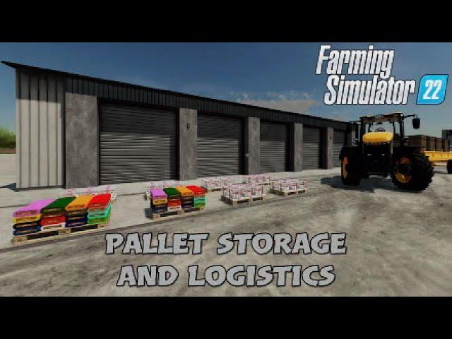 FS22  New Mod (console): Pallet Storage And Logistics | Mods in the spot(light)s #99