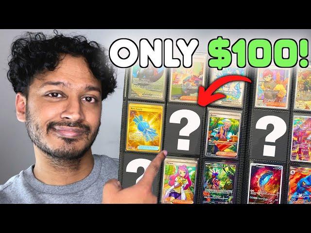 Complete Pokemon Card Master Set with only $100 (Budget CHALLENGE)