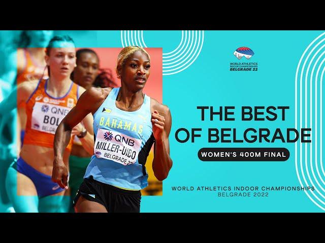 Women's 400m final | World Indoor Championships Belgrade 2022