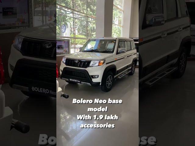 Bolero Neo base model with 1.9 Lakh Accessories | Bolero Neo Base Model to Top Model.