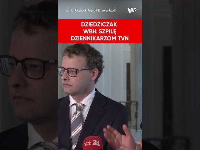 Dziedziczak wbił szpilę dziennikarzom TVN