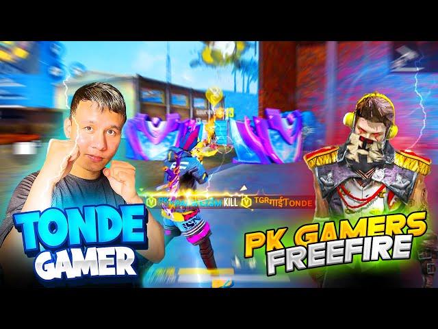 Tonde Gamer vs PK GAMERS FREEFIRE || Tonde Gamer Squad Came Randomly In CS Rank - Garena Free Fire