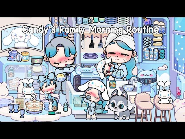 Candy’s Family Morning Routine at the Cinnamoroll House 🩵Avatar World | Pazu