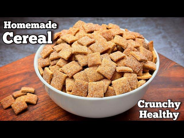 Make Your Own Crunchy Cereal~Homemade Cinnamon Toast Crunch Recipe| Healthy Breakfast Idea!