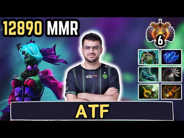  7.37 ATF DEATH PROPHET Offlane Gameplay RANK 7  ATF Perspective - Full Match Dota 2