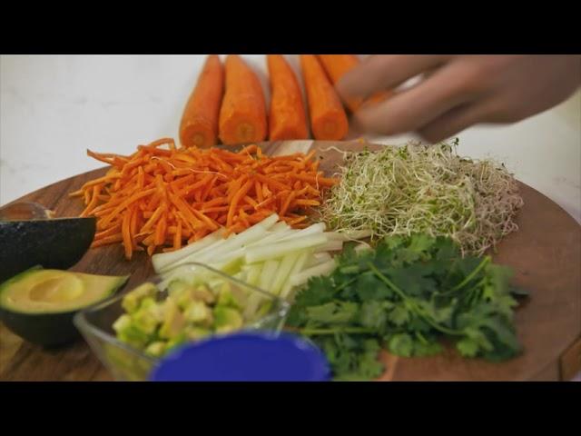 Fresh Success: Pride | Fresh Spring Rolls with Peanut Dip