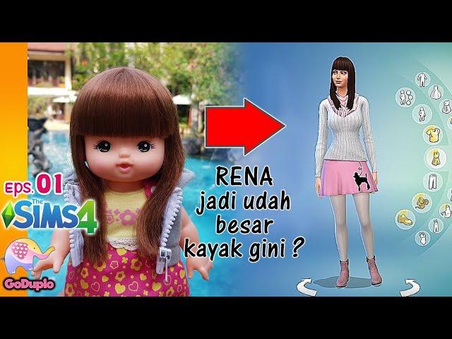 Rena udah besar jadi Sims - SIMS4 Eps 1 GoDuplo TV