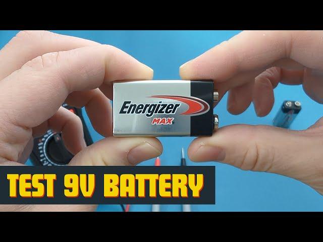 How To Test 9V Battery With Multimeter