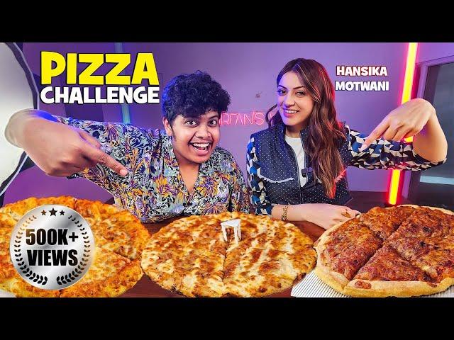 Pizza Challenge With Hansika, Dominos vs Pizza Hut - Irfan's View