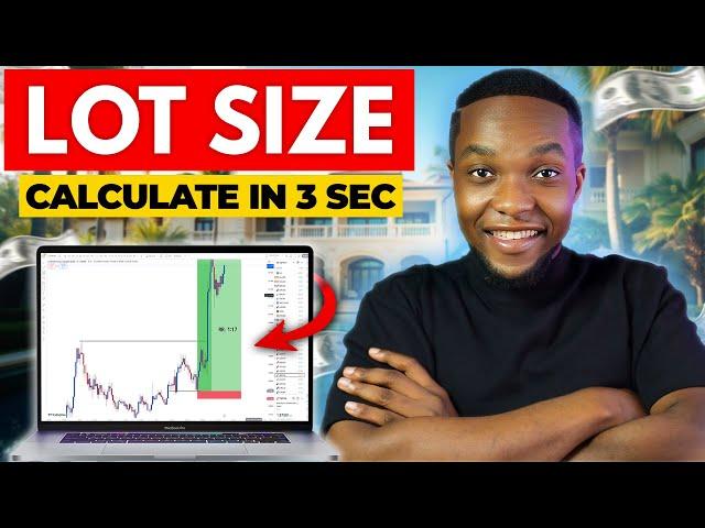 How to Calculate the LOT SIZE in 3 seconds...  (Forex Trading Basics)