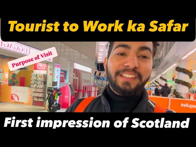 First impression of Scotland || Purpose of Visit || Airport To City Centre