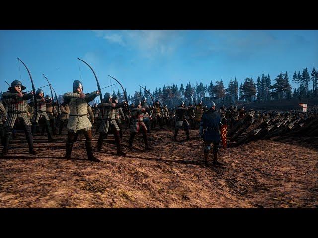 Battle of Agincourt - England vs France - 1415 AD - Historical Cinematic Battle