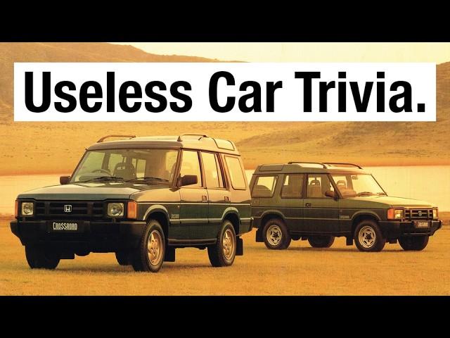 A Series of Useless Automotive Trivia