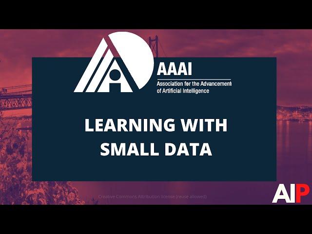 Deep Learning | Learning with Small Data