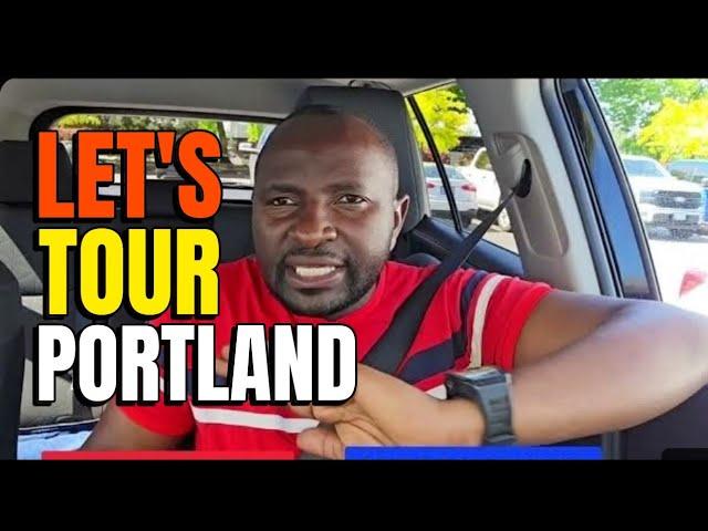 TODAY AM DRIVING IN PORTLAND CITY VERY SCARY