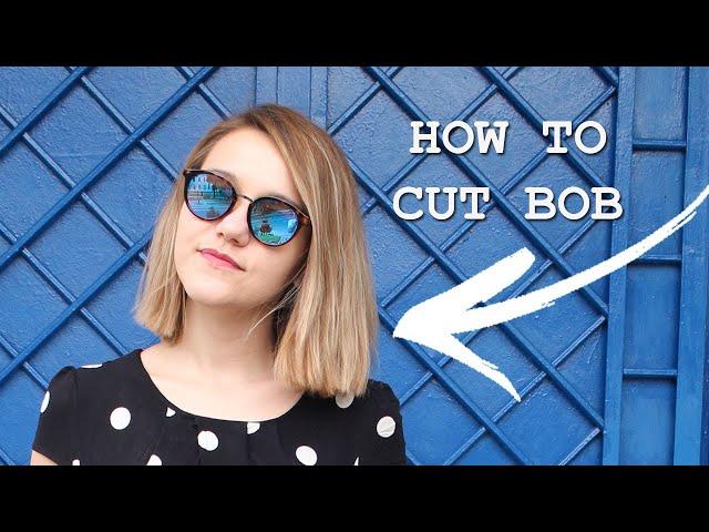 How to cut your own bob: easy technique at home hair cut, that actually works