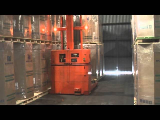 Rocla AGV in use in Borealis factory