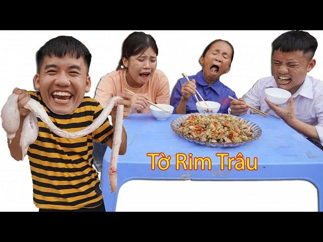 Hưng Vlog - Troll Cả Nhà Bà Tân Vlog Ăn Súng Trâu Xào Xả Ớt Và Cái Kết