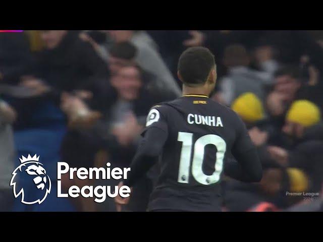 Matheus Cunha makes it 2-2 for Wolves against Brighton | Premier League | NBC Sports