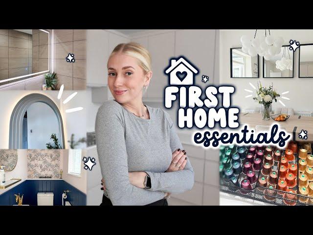 my first home essentials!  (house tour style)