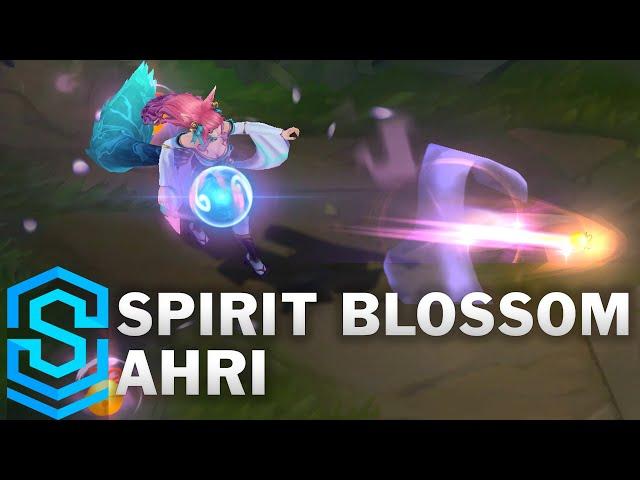 Spirit Blossom Ahri Skin Spotlight - League of Legends