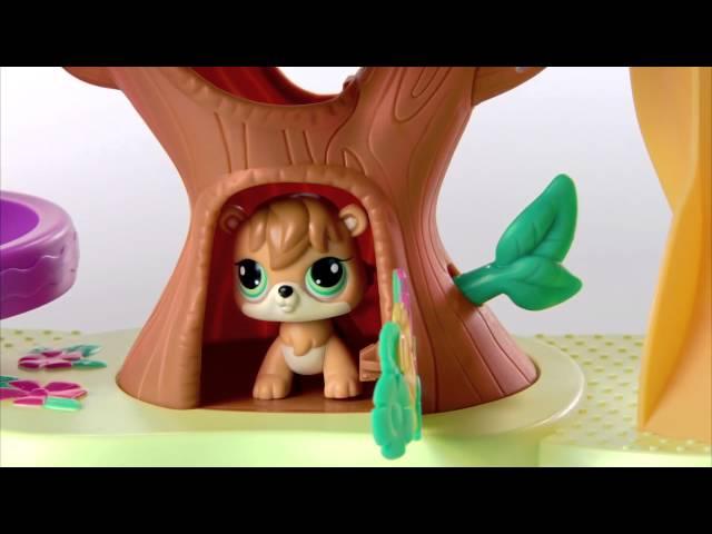 Littlest Pet Shop Dierenvriendjes Speelboom - Demo