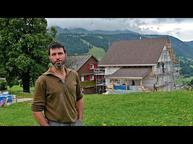 Der Wind soll aussenrum: Monatsprojekt der Familie Bollhalder in Wildhaus/SG.