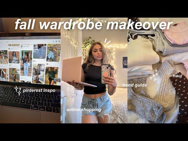 building my dream fall wardrobe  online shopping, haul, & fall essentials