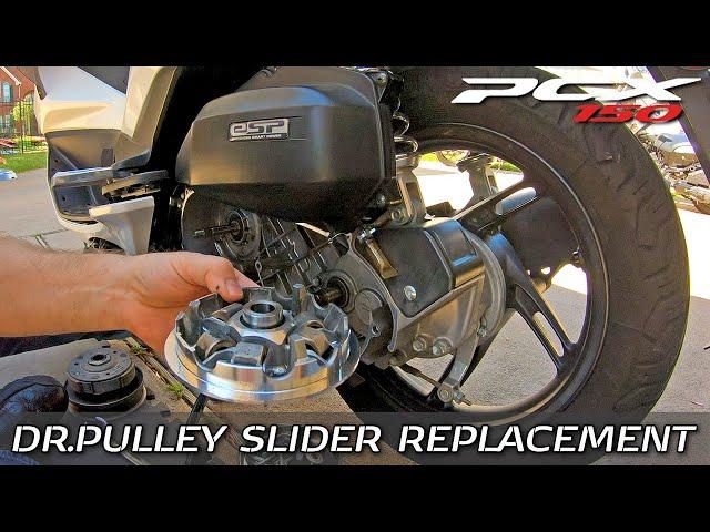 Honda PCX150 CVT Fix // Installing New Dr. Pulley Variator Sliders