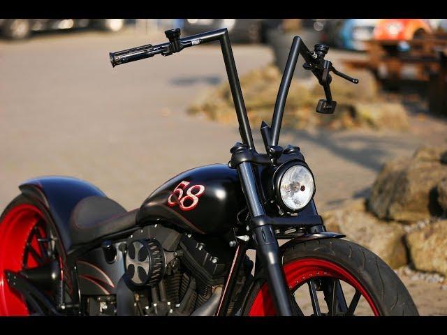  Harley Davidson #Softail #apehanger by Thunderbike Custombikes