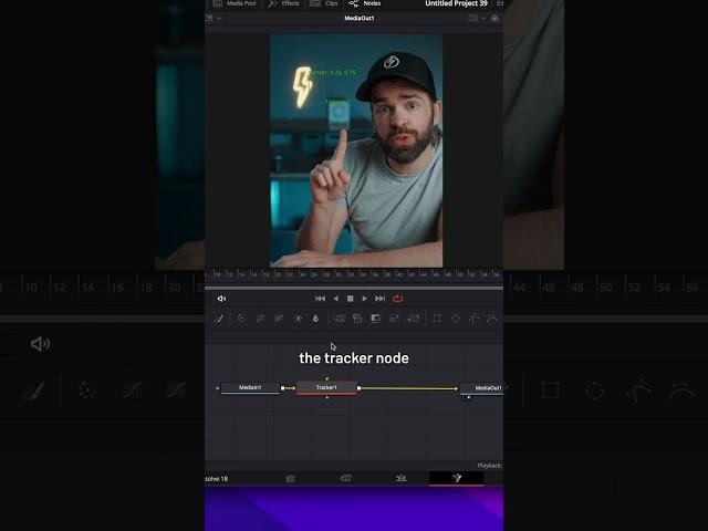 STICK TEXT to a MOVING Object in 30 Seconds in DaVinci Resolve 18