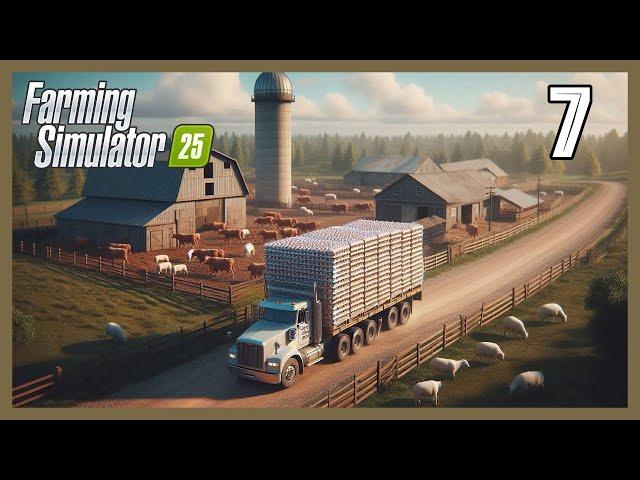  Farming Simulator 25 -  Venta de Palés y Expansión  (Timelapse)  | Knyt Farming #7