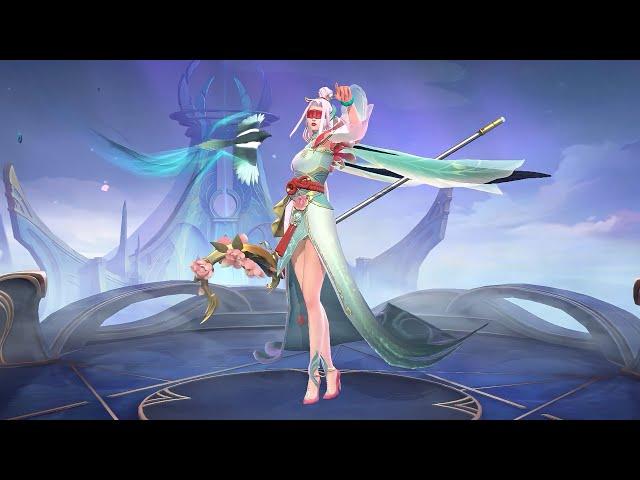 Trying the newest skin Pharsa "Peony Bloom" Starlight Skin - Pharsa Gameplay | MLBB