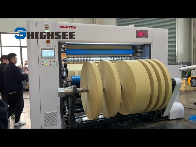 6000m Slip Shaft Large Diameter High Speed Slicing Rewinder