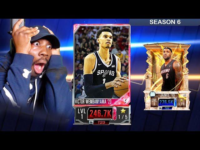 NEW SEASON 6 UPDATE! NBA 2K Mobile Wembanyama Pack Opening