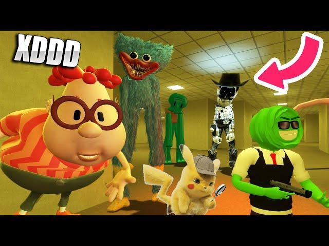 Le ponemos mods a los backrooms con MEMES XD - (GARRY'S MOD) con Lechu y Invark