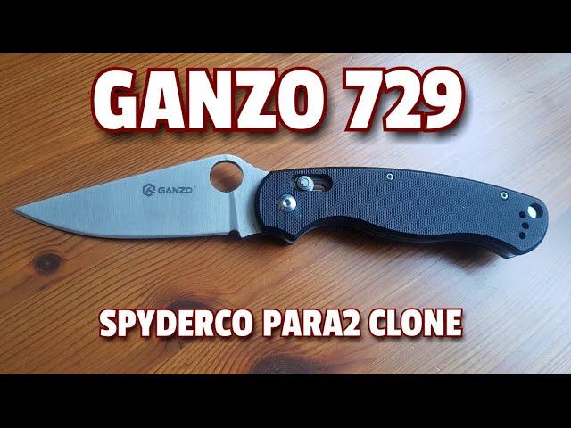  GANZO 729 - Spyderco Paramilitary2 Clone |