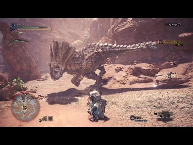 Monster Hunter  World Barroth capture